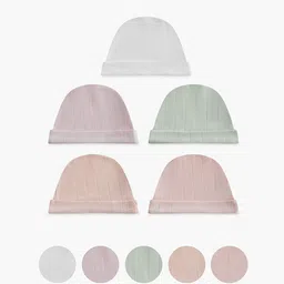 Juniors by Babyshop Boys Set Of 5 Beanie-picture-1