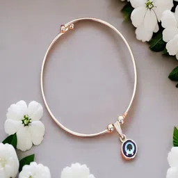 UNIVERSITY TRENDZ Women Antique Rose Gold-Plated Cuff Bracelet-12