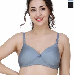 College Girl Pack Of 2 Medium Coverage Lightly Padded T-shirt Bra-2