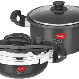 Swift Junior Pack 4 L, 2 L Induction Bottom Pressure Cooker-image-82
