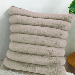 LUXEHOME INTERNATIONAL Taupe Square Cushion Covers-image-94