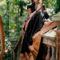 MANMOHITSAREE Woven Design Lehenga & Blouse With Dupatta-picture-44