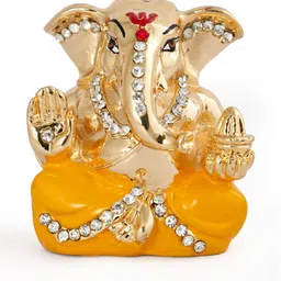 Kulin Resin God Appu Ganesh with Yellow Embellished Dhoti-picture-35
