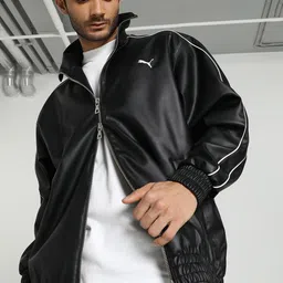 Puma Unisex T7 Pleather Oversized Track Jacket-image-13