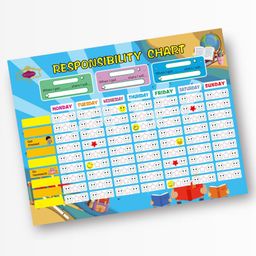 Skylofts Magnetic Resposibility Chart - Multicolor image 2