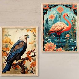 Floral Wall Art With Frame Home Decor Wall Painting For Living Room Office Bedroom-image-94