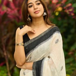 zinzraa Woven Design Solid Polycotton Regular Saree-picture-24