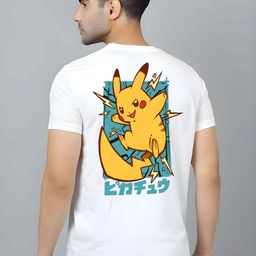 KAIDO Graphic Printed Round Neck Cotton T-shirt-image-49