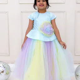 KID1 Net A-Line Dress-image-36