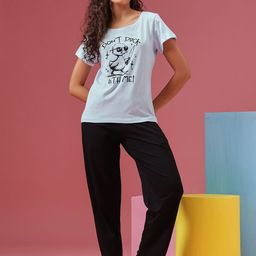 Clovia Women Printed Night suit-picture-34