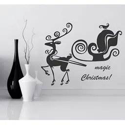 LANSTICK Black Merry Christmas Decorative Wall Sticker-image-49