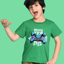 NUSYL Boys Graphic Printed Round Neck Short Sleeves Cotton T-shirt-picture-14