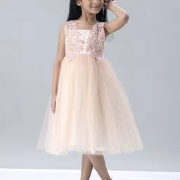 Mark and Mia Girls Embellished Fit & Flare Midi Dress-image-89