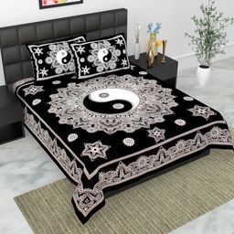 E Elma Unisex Black Bedsheets-image-87