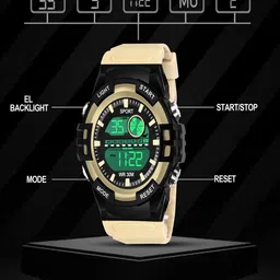 Hala Men Solid Round Tang Regular Digital Watch-1060 image 3