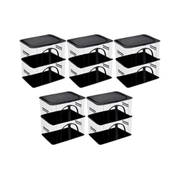 Myntra Elegant Homes Grey 10 Pieces Wardrobe Multi-Utility Organisers-9