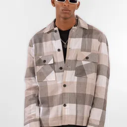 Eszett Men Checked Tailored Jacket-8