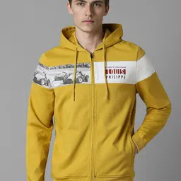 Louis Philippe Sport Men Graphic Printed Cotton Hooded Sweatshirt-picture-17