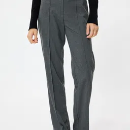 Koton Women Straight Fit Trousers-image-99