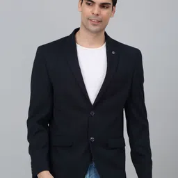 Cantabil Notched Lapel Single Breasted Blazer-image-60