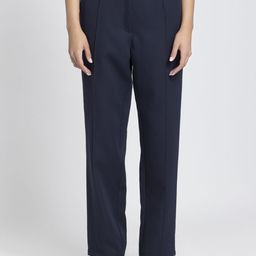 SHAYE Women Relaxed Straight Fit High-Rise Pleated Trousers-picture-42