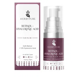 Herby Pure 0.6% Retinol & 1.5% Hyaluronic Acid Serum For Acne & Wrinkles - 30 ml-13