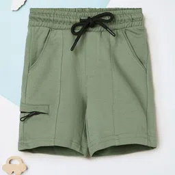 max Boy Cotton Mid-Rise Cargo Shorts-52