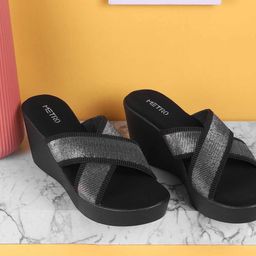 Metro Printed Slim Heeled Sandals-43