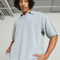 Puma Basketball Nostalgia Relaxed-Fit Polo Cotton T-shirt-image-40