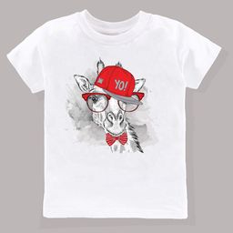 KAVEE Boys Printed Drop-Shoulder Sleeves Pure Cotton Bio Finish Applique T-shirt-image-27