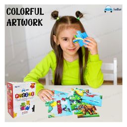 FunBlast Dinosaur Jigsaw Puzzle Multicolour - 24 Pieces image 4