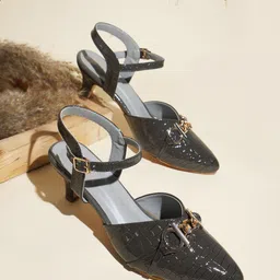 Froh Feet Kitten Mules with Buckles-image-87