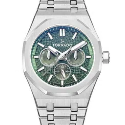 TORNADO Men Dial & Stainless Steel Bracelet Style Straps Analogue Multi Function Watch T23104-SBSH-picture-0