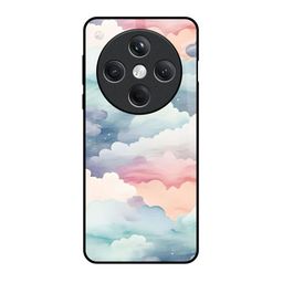 QRIOH Starry Cloud Printed Oppo Find X8 5G Glass Back Case Mobile Accessories-image-59