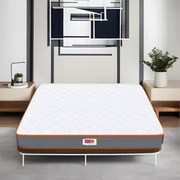 USHA SHRIRAM Grey & White Orthopedic Quilted King Size Mattress-picture-43