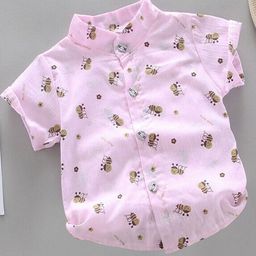 DANGAR Unisex Kids Premium Floral Opaque Printed Casual Shirt-image-25