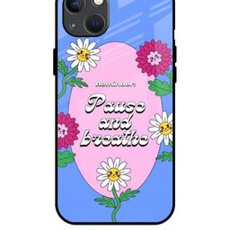 QRIOH Floral Printed iPhone 13 Back Case Mobile Accessories-image-47