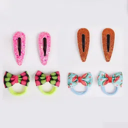 RIBBON CANDY Set Of 8 Girls Embellished Hair Accessory-image-5