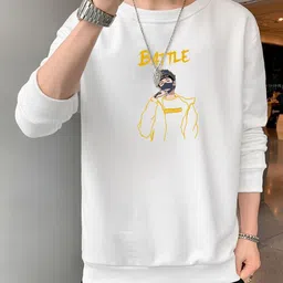 StyleCast x Revolte Men Printed Pullover Sweatshirt-picture-1