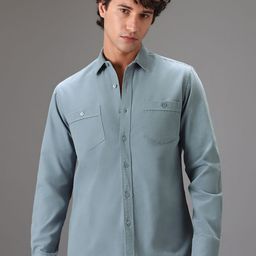 Banana Club Men Classic Slim Fit Opaque Casual Shirt-image-68