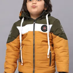 SKY HEIGHTS Boys Colourblocked Polyester Puffer Jacket with Patchwork-image-79