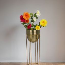 Royaloak Glossy Large Floor Planter With Stand-image-28