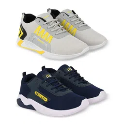 BIRDE Men Set Of 2 Woven Design Sneakers-picture-26