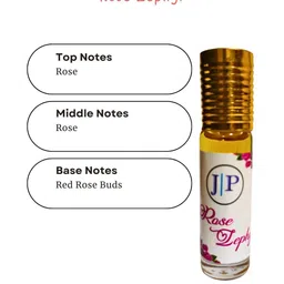 Jeval Set Of 2 Rose Zephyr & Radiant Desire Alcohol Free Attar - 6 ml Each image 2