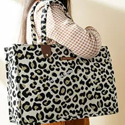 Textile and Beyond Leather Structured Shoulder Bag image 1