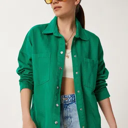 Happiness istanbul Women Denim Jacket-picture-33