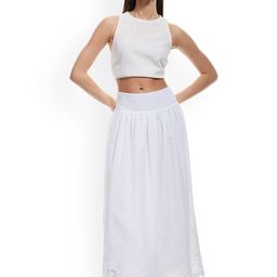 Koton Self Design Pure Cotton Maxi Skirt-picture-15