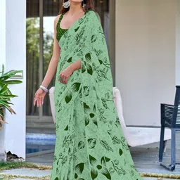 Pandadi Saree Floral Printed Block Print Sarees-picture-16