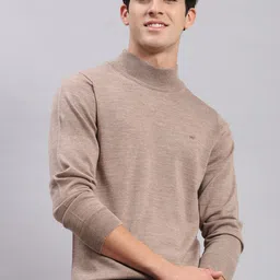 Monte Carlo Men Checked Woollen Pullover-picture-41