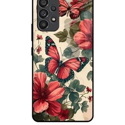 QRIOH Floral Printed Samsung Galaxy A53 5G Back Case Mobile Accessories-picture-2